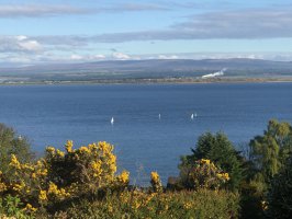 Sailing boats on the Moray Firth