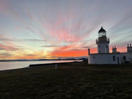 Chanonry Lighthouse at sunset