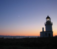 Chanonry Lighthouse at dusk
